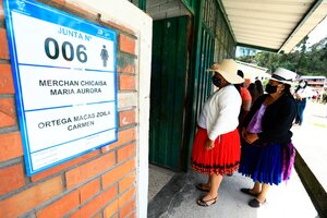 El voto indígena, clave en Ecuador (Fuente: EFE)