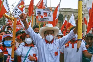 ¿Quién es Pedro Castillo? La gran sorpresa de la elección en Perú (Fuente: AFP)