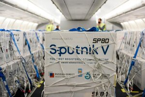 Llegan a la Argentina otras 800.000 Sputnik V