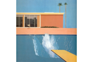 "El gran chapuzón" de David Hockney