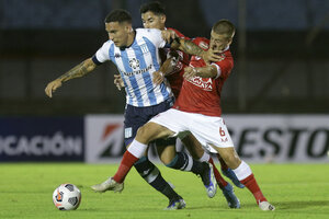 Racing rescató un punto en el final del partido (Fuente: NA)