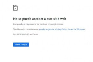 Insólito: Google perdió el dominio en Argentina y el buscador local está caído