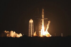 SpaceX lanzó junto a la NASA otra misión tripulada a la Estación Espacial Internacional
