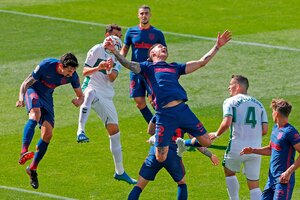 Final para el infarto y festejo del Atlético de Madrid de Simeone (Fuente: EFE)