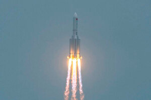 En qué lugar de la Tierra podría caer el cohete chino Long March 5B fuera de control (Fuente: AFP)