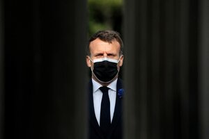 Macron se suma a Biden y respalda la liberación de las patentes de las vacunas contra el coronavirus (Fuente: AFP)
