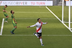 River Plate goleó a Aldosivi y habrá Superclásico en la Copa de la Liga (Fuente: Télam)
