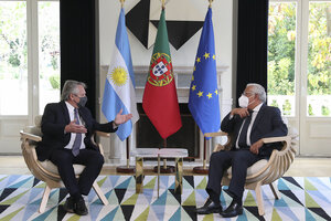 Contundente apoyo del primer ministro de Portugal a la negociación con el FMI (Fuente: Presidencia de la Nación)