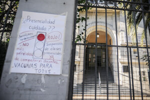 Clases presenciales: CABA no manda más insumos para prevenir la covid-19 en las escuelas (Fuente: Guadalupe Lombardo)