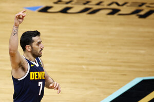 NBA: los Nuggets de Campazzo se aseguraron un lugar en los playoffs (Fuente: AFP)