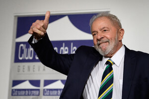 Lula confirmó que piensa ser candidato presidencial (Fuente: AFP)