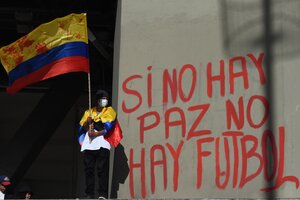 Colombia confirmó que no será sede de la Copa América (Fuente: AFP)