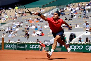 Roger Federer y un debut con altura en Roland Garros (Fuente: EFE)