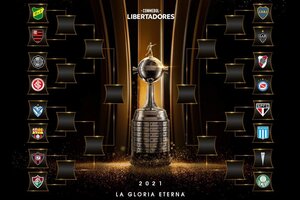 Sorteo de Libertadores: River va contra Argentinos y Boca, con Mineiro (Fuente: Twitter Conmebol)