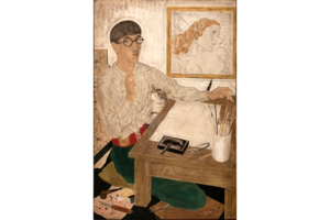 "Autorretrato" (1931) de Tsuguharu Foujita