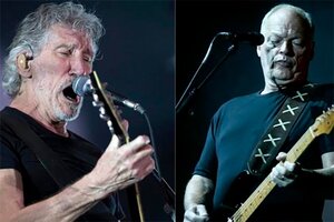 Roger Waters y David Gilmour: egos en disputa. 