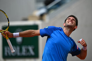 Roland Garros: Delbonis venció a Fognini y alcanzó los octavos de final (Fuente: AFP)