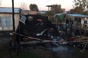 Incendio en Punta Lara: se quemó una casa y murieron siete personas (Fuente: NA)