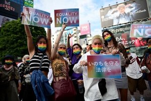 Japón: marcha de activistas LGBT en reclamo de una ley por sus derechos  
