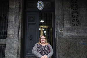 Luana Marian entró a trabajar al Ministerio del Interior (Fuente: Sebastián Freire)