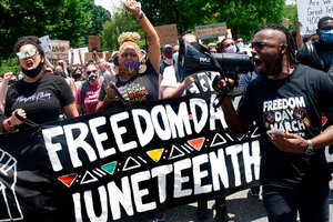 Juneteenth: Estados Unidos tendrá un feriado para conmemorar el fin de la esclavitud (Fuente: AFP)