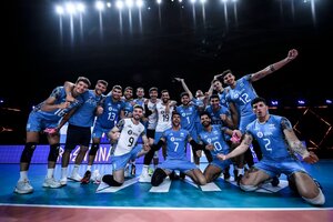 Liga de Naciones de Vóleibol: Argentina derrotó a Serbia (Fuente: Prensa feva)