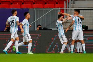 Copa América: Argentina le ganó a Uruguay en Brasilia (Fuente: EFE)