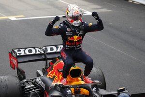 Verstappen hizo la pole y quiere volver a la victoria en el GP de Francia (Fuente: AFP)