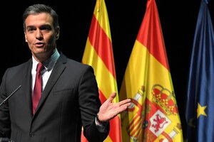 Pedro Sánchez anunció indultos para los independentistas catalanes (Fuente: AFP)