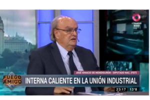 José Ignacio de Mendiguren: "No hay solución posible si no volvemos a crecer"