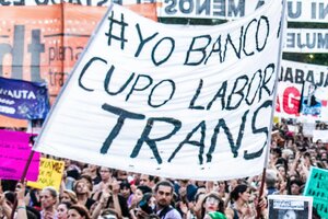 Los horizontes que abre la sanción del cupo laboral travesti trans (Fuente: Sebastián Freire)