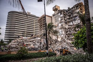 Derrumbe en Miami: un informe de 2018 había planteado "importantes fallas estructurales" en el edificio  (Fuente: EFE)