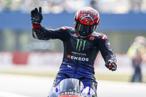 MotoGP: Quartararo obtuvo un triunfo contundente en Assen   (Fuente: AFP)