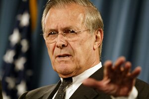 Murió Donald Rumsfeld, exsecretario de Defensa de George W. Bush y artífice de la guerra en Irak (Fuente: AFP)