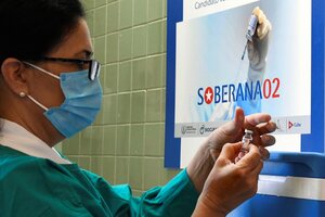 La vacuna cubana contra la covid Soberana 02 tiene una eficacia del 91,2% (Fuente: AFP)