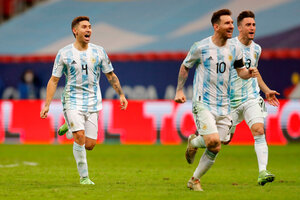 Brasil-Argentina y el sueño de verlo a Messi campeón (Fuente: EFE)