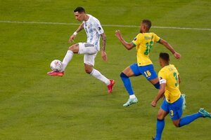 Copa América: con el golazo de Di María la Selección Argentina ganó la Copa frente a Brasil