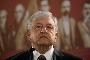 López Obrador: "Que se respete la autodeterminación del pueblo cubano"  (Fuente: AFP)