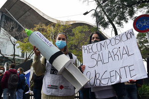 Paro por 24 hs y marcha de médicos municipales de CABA para reclamar aumentos (Fuente: NA)