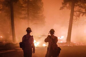 Avanzan los incendios en el oeste de Estados Unidos y Canadá (Fuente: AFP)