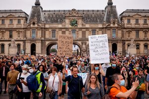Una rebelión en Francia contra el pase sanitario (Fuente: EFE)