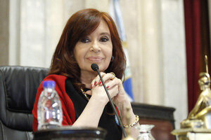 Cristina Kirchner, contra la comparación de Lousteau entre los 30.000 desaparecidos y los muertos de la pandemia (Fuente: NA)