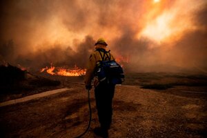 Uno de los mayores incendios de California cruzó la frontera y ya afecta al estado de Nevada (Fuente: EFE)