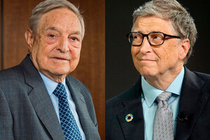 La nueva apuesta de George Soros y Bill Gates relacionada con el coronavirus