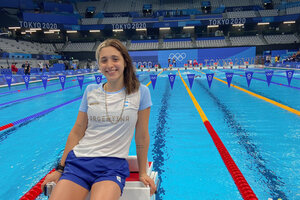 Delfina Pignatiello tuvo su bautismo olímpico en los Juegos de Tokio (Fuente: @DNPignatiello)