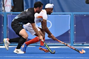 Juegos Olímpicos: Los Leones, un yerro insólito y caída con India (Fuente: AFP)