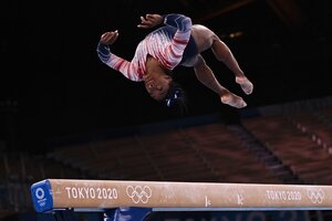 Juegos Olímpicos: Simone Biles volvió y fue bronce en barra de equilibrio (Fuente: AFP)