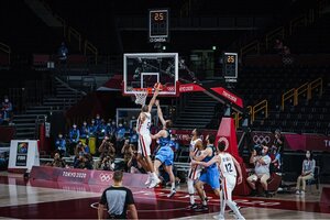 La tremenda tapa de Francia para eliminar a Eslovenia en la última bola (Fuente: FIBA)