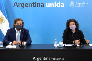 Plan de nuevas aperturas: Santiago Cafiero y Carla Vizzotti explicaron los detalles del DNU (Fuente: NA)