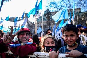 Día de San Cayetano: los movimientos sociales marcharon a Plaza de Mayo  (Fuente: Guido Piotrkowski)
